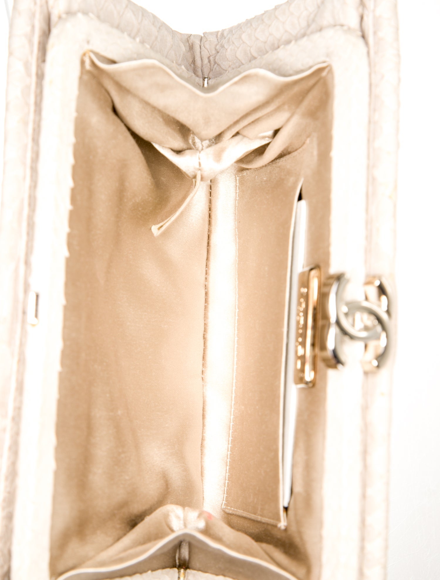 Chanel Python CC Clutch